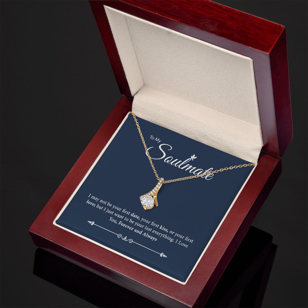 To My Soulmate Necklace, Soulmate Gift B0BLW8C3XC SNJW110909