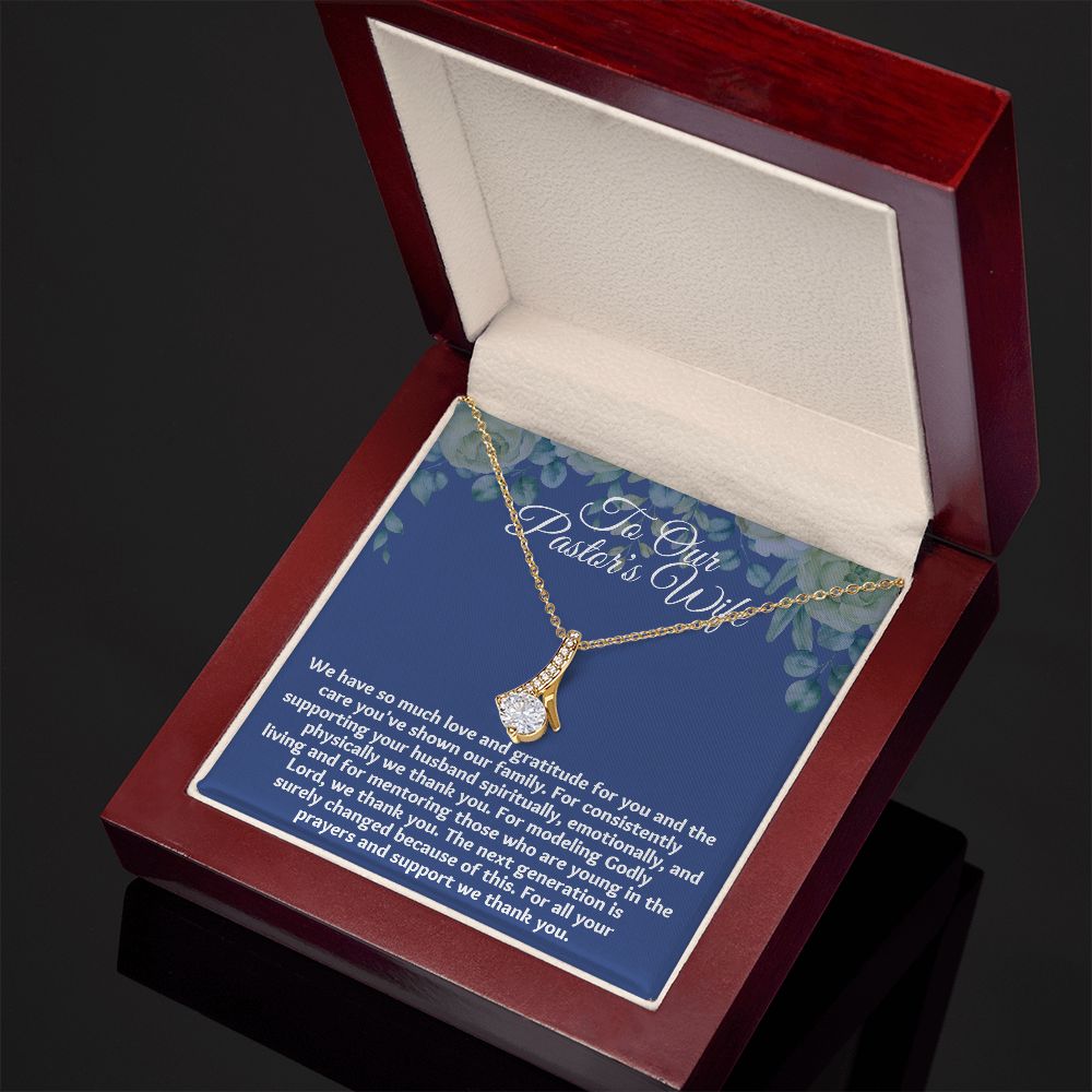 Appreciation Necklace for Pastor's Wife: Thoughtful Holiday Gift to Show Your Gratitude"
