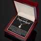 Personalized Coworker Leaving Gift for Women - Engraved Necklace with Meaningful Message
