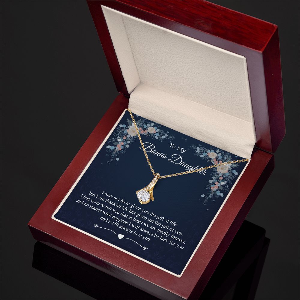 To my Bonus Daughter, Birthday Gift Daughter in Law, Stepdaughter gift, Alluring JWSN110753 B0BLP87513