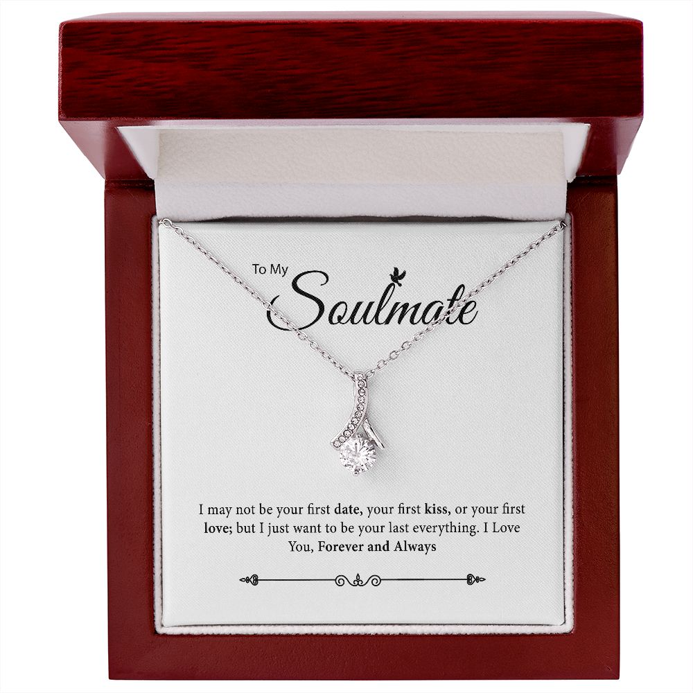 To My Soulmate Necklace, Jewelry Gift For Her, Gift For Soulmate, Soulmate Gift, Soulmate Jewelry, Love Necklace Gifts For Her, Anniversary JWSN110912