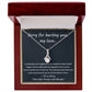 Apology Necklace -  A Meaningful Gift to Say Sorry and Ask for Forgiveness, Apology necklace, Forgiveness gift, I'm sorry necklace SNJW23-020317