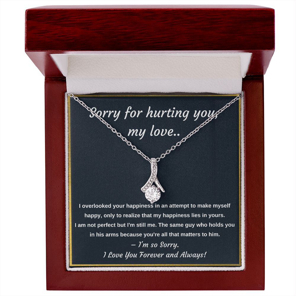 Apology Necklace -  A Meaningful Gift to Say Sorry and Ask for Forgiveness, Apology necklace, Forgiveness gift, I'm sorry necklace SNJW23-020317