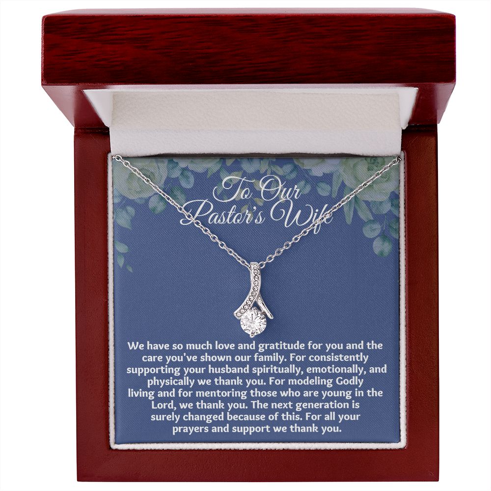 Appreciation Necklace for Pastor's Wife: Thoughtful Holiday Gift to Show Your Gratitude"