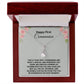 Inspirational First Communion Gifts for Girls Necklace - A Gift She Will Always Remember"