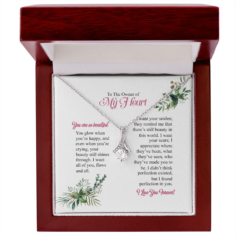 To The Owner Of My Heart Necklace, Love Necklace Gifts For Her, Soulmate Gift, Gift For Wife, Jewelry Gift Her, B0BLW9B8WV SNJW110915