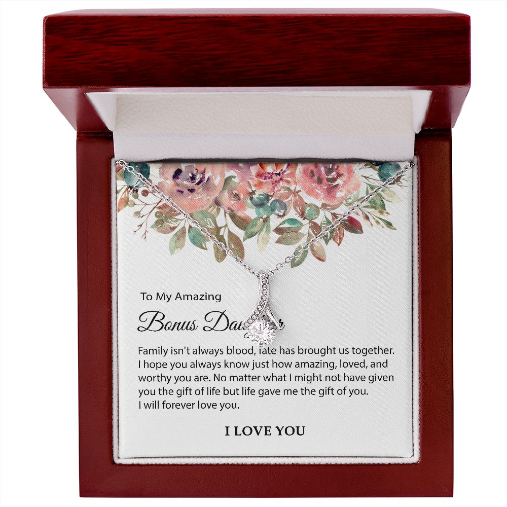 Bonus Daughter Gift, To my Bonus Daughter, Step daughter Gifts  JWSN-110740 (Custom 1512)