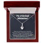 "Celebrate Your Boss's Achievements with Our Memorable Appreciation Gifts Necklace"