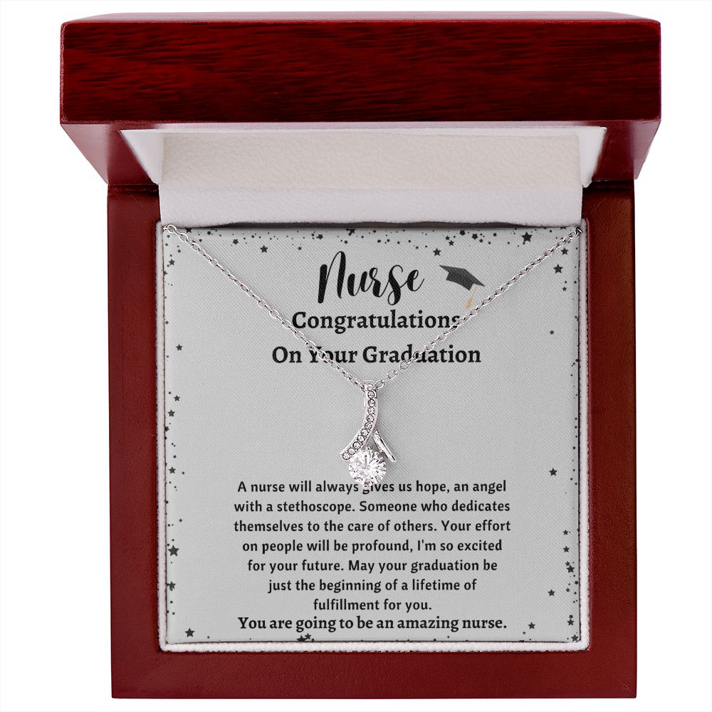 Graduation Necklace For Nurse - Personalized Nurse Gifts for a Special Touch, Graduation Necklace For Nurse, Nurse Graduate Gift, Nursing School SNJW23-030304
