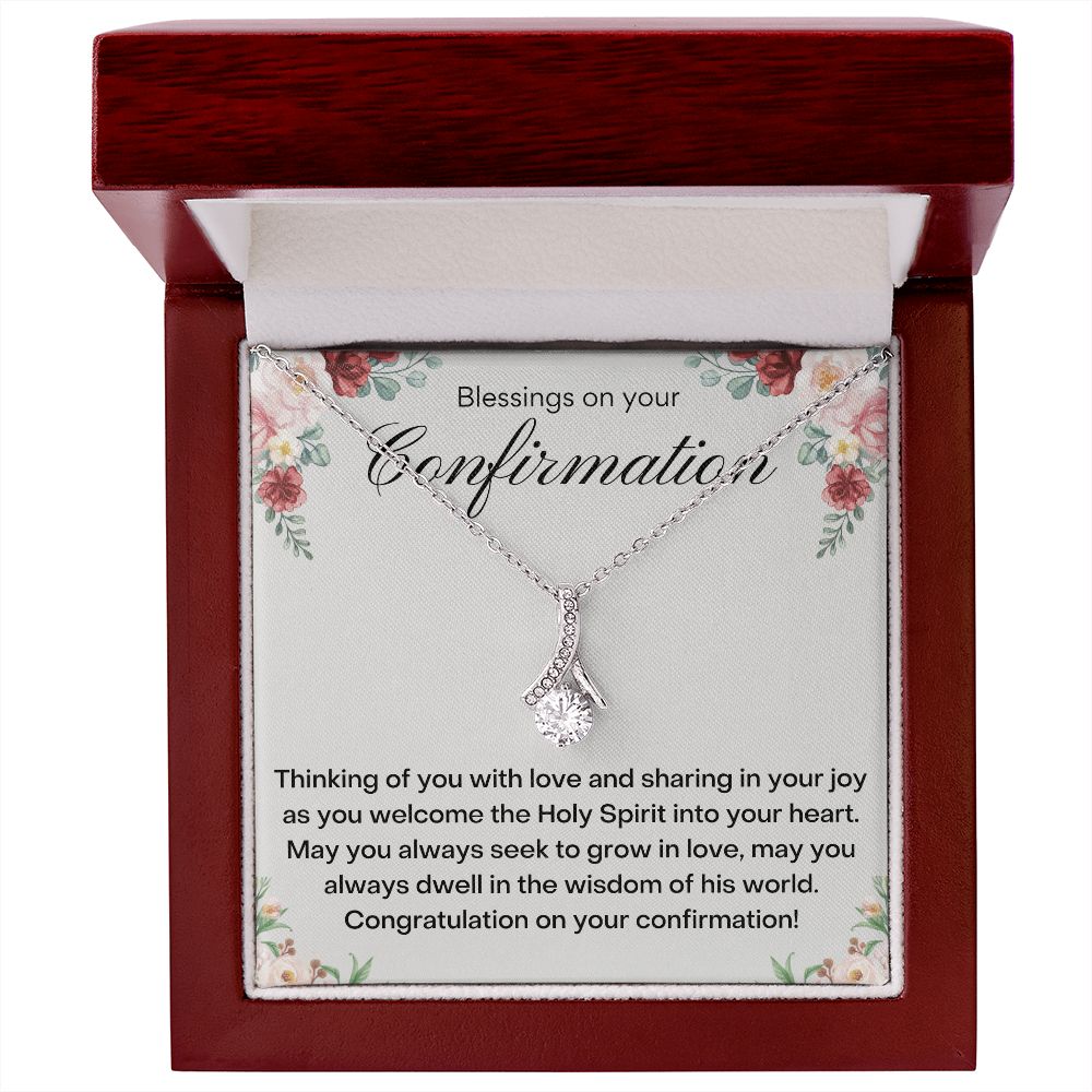 A Collection of Memorable Confirmation Gifts,Alluring Necklace, Confirmation Gifts For daughter, Confirmation Necklace, Christian Gift Necklace, Confirmation Gifts For Girls First Communion SNJW23-280209