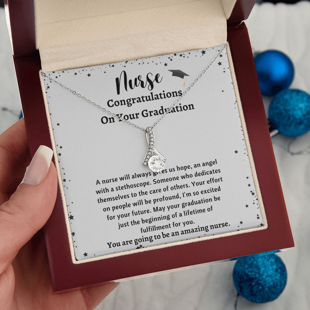 Graduation Necklace For Nurse - Personalized Nurse Gifts for a Special Touch, Graduation Necklace For Nurse, Nurse Graduate Gift, Nursing School SNJW23-030304