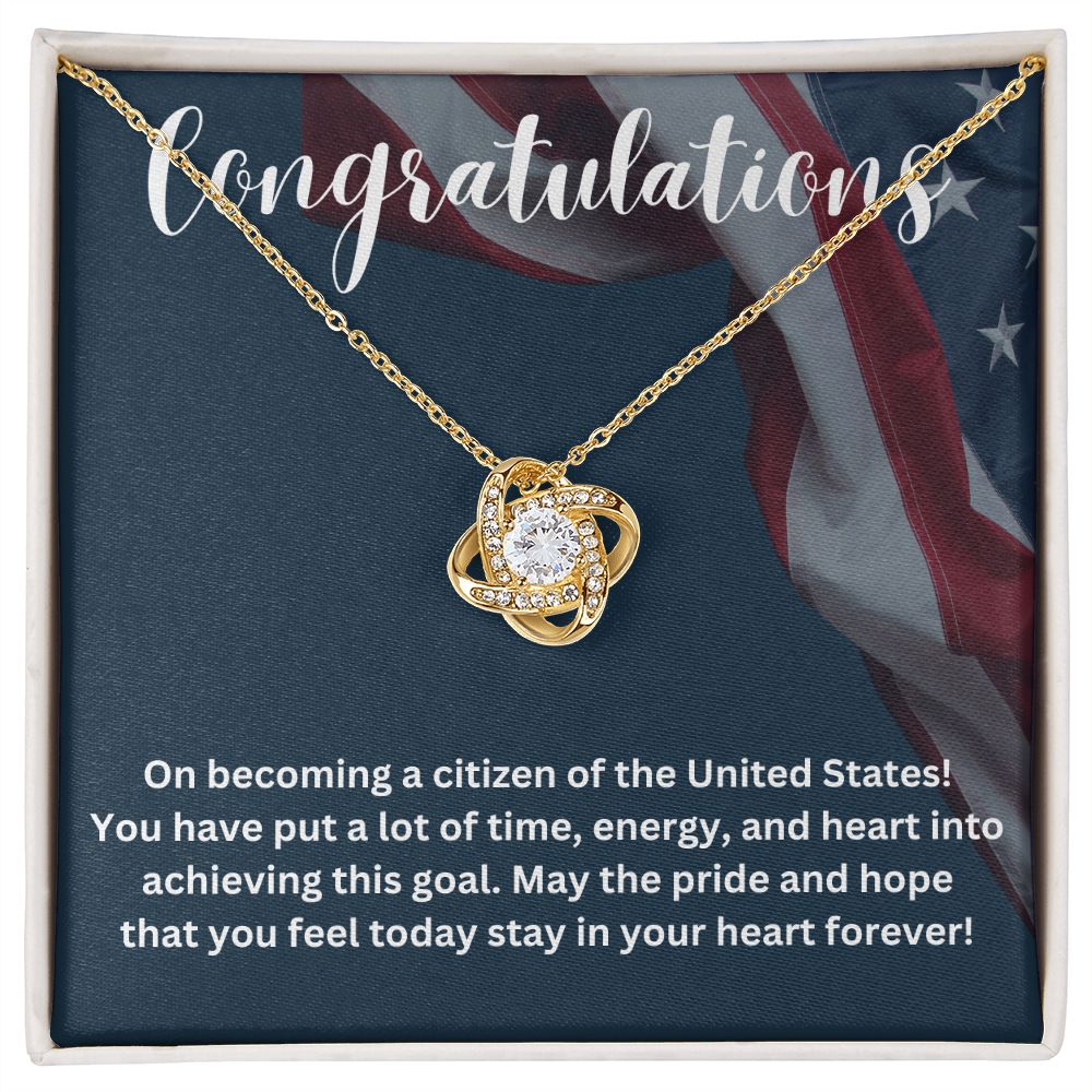 Show Off Your Patriotism with Our Unique Citizenship Gifts Necklace - Ideal for Proud Americans