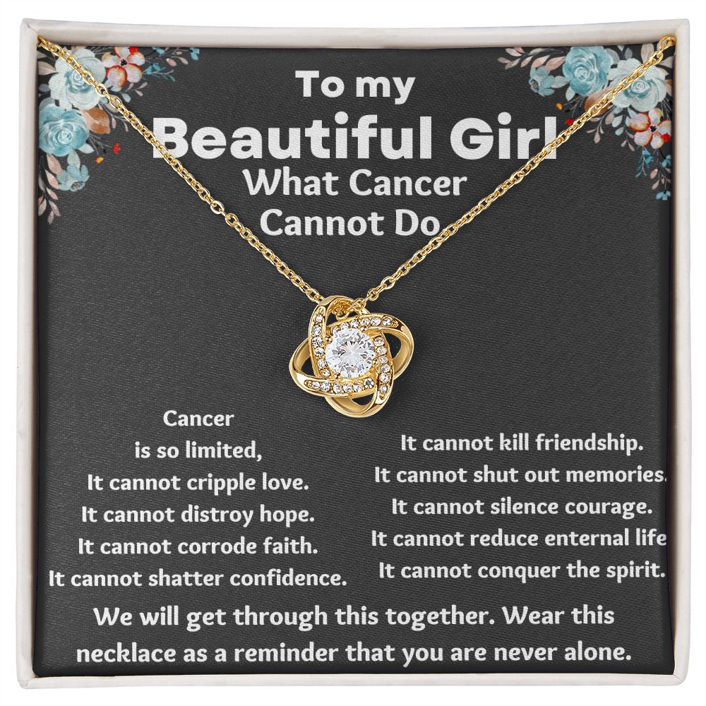 Cancer Gifts for Women: Inspirational Necklace for Chemo and Radiation Patients