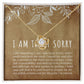 I'm Sorry Gift, Sorry Card, Apology Necklace, Sorry Gift Wife, Sorry Gift Girlfriend B0BLLXGPZZ JWSN110636
