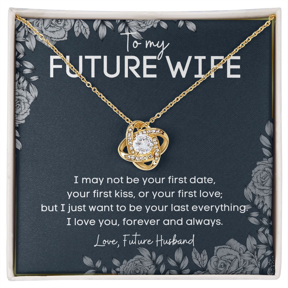 To My Beautiful Future Wife Necklace -  Thoughtful Fiancé Gift for Her- A Heartfelt Gift That Will Make Her Heart Melt