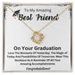 Celebrate Your Best Friend's Journey with a Beautiful and Personalized Graduation Necklace - The Ultimate Graduation Gift