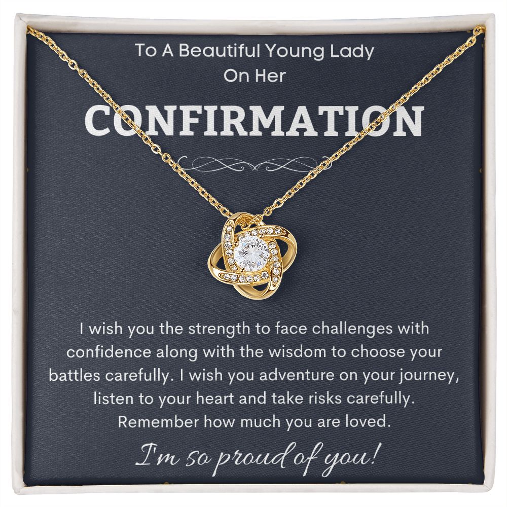 Celebrate the Confirmation with a Meaningful Gift, Confirmation Necklace Gift, Baptism Gift, Confirmation Necklace, Christian Necklace Gift, First Communion Gift, Goddaughter Gif SNJW23-280202
