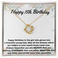 "Make Her Quinceañera Unforgettable with Our Gorgeous Gifts Necklace"