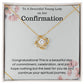 The Meaningful Confirmation Gifts for Your Loved Ones, Confirmation Gifts for Girls, Personalized Gifts for Her, Love Knot, Confirmation Necklace SNJW23-280206