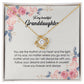 To My Beautiful Granddaughter, Love Knot Necklace, Granddaughter Gift 5A-VPQJ-ZWJ0