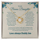 Bonus Daughter Gift, To my Bonus Daughter,Step daughter Gifts from Stepmom,Stepdaughter Gift, Bonus Daughter, Bonus Daughter Necklace JWSN110736 (Custom)