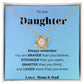 Father Daughter Necklace  - "Forever My Little Girl" Necklace - A Gift That Will Always Hold Meaning