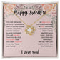 Sweet 16 Necklace - Celebrate Her Milestone Birthday with a Beautiful Gift, Love Knot, 16th Birthday Gift For Her, 16th Birthday Gift 210202