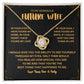 To My Beautiful Future Wife Necklace - A Heartfelt Gift That Will Make Her Heart Melt | Unique Message Card Included