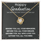 Personalized Graduation Necklace for Her - Custom Engraved Pendant to Celebrate Her Accomplishments