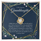 Love Knot, To My Granddaughter Gift From Grandmother,Grandma And Granddaughter Necklace, Granddaughter Mother's Day Gift, Granddaughter Gift 07121sweetgift ttstore-0712-1x9