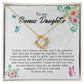 Love Knot Bonus Daughter, Step Daughter Gift, Bonus Daughter Necklace, Stepdaughter JWSN110755 B0BLP92X3Q