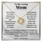 Personalized Necklace for Mom from Son – Thoughtful Gift with Message Card