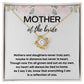 Mother of the Bride Necklace - A Beautiful Way to Express Your Gratitude - A Necklace with a Heartfelt Message Card