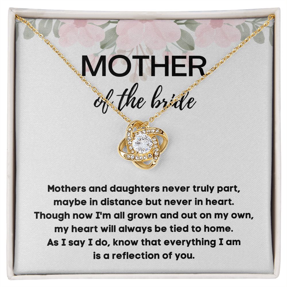 Mother of the Bride Necklace - A Beautiful Way to Express Your Gratitude - A Necklace with a Heartfelt Message Card