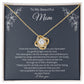 To My Beautiful Mom Necklace Gift for Mothers Day B0BSVCT3VD