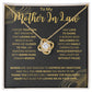 Heartfelt Christmas Gift for Mother-in-Law: Daughter-in-Law Necklace with Message Card