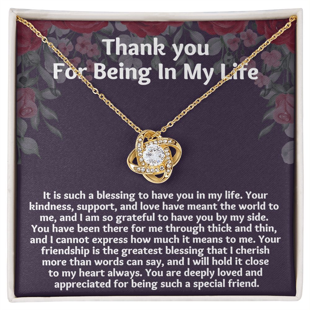 "Surprise Your Friend with a Meaningful and Unique Appreciation Gift Necklace on Their Special Day"