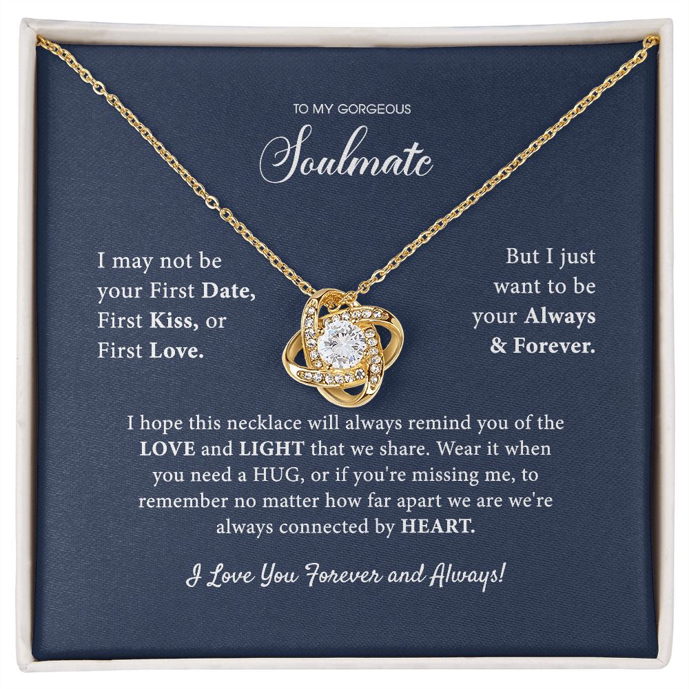 To My Soulmate necklace, Soulmate Gift, Soulmate Jewelry, Soul Mate Necklace, Jewelry Gifts For Her SNJW110913