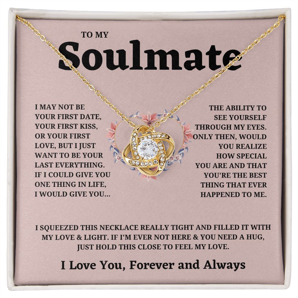 Soulmate Jewelry: Celebrate Your Eternal Love with a Beautiful Necklace, Soulmate Gift, Love Necklace Gifts Hers, Gift For Love Of My Life SNJW23-270212