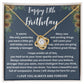 Girls' 13th Birthday Necklace with Custom Name and Message Card - Thoughtful Gift Idea