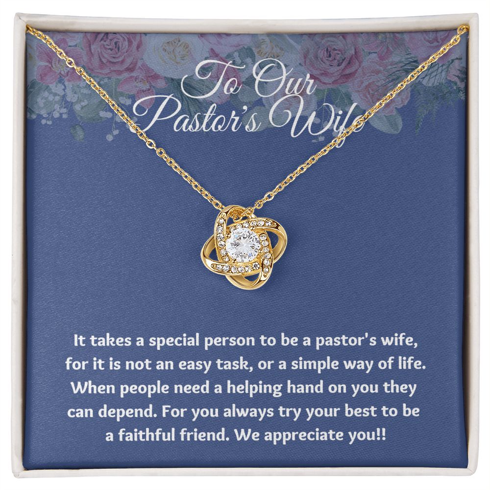 Christmas Gift Idea for Pastor's Wife: Faith-Inspired Appreciation Necklace"