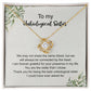 The Love Knot Necklace To My Unbiological Sister, Sister Gift Y9-2ZHM-H93L