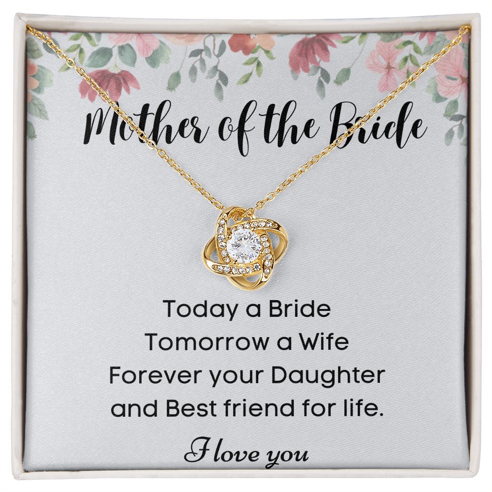 Mother of the Bride Necklace - A Sentimental Gift for a Special Day - A Thoughtful Gift with a Personal Touch