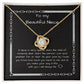 The Love Knot Necklace Gift for Niece from aunt, Niece Birthday Gift W8-TN0E-8LIJ B09MF4RKRP