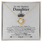 To My Badass Daughter Necklace From Dad, Badass Daughter Necklace Birthday Gift SNJW071207 B0BPD72VND