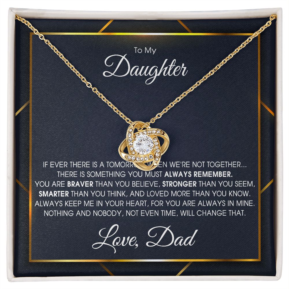 Gift For Daughter From Dad, Daughter Father Necklace, Daughter Gift From Dad, To My Daughter, Daughters Birthday, Unique, Grown Up Daughter 2711