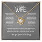 To My Beautiful Future Wife Necklace - A Thoughtful Gift for Your Fiancé | Unique Message Card Included"