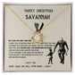 To My Daughter Savannah Necklace, Viking Jewelry For Daughter Birthday, Graduation, First Communion, Gift From Dad