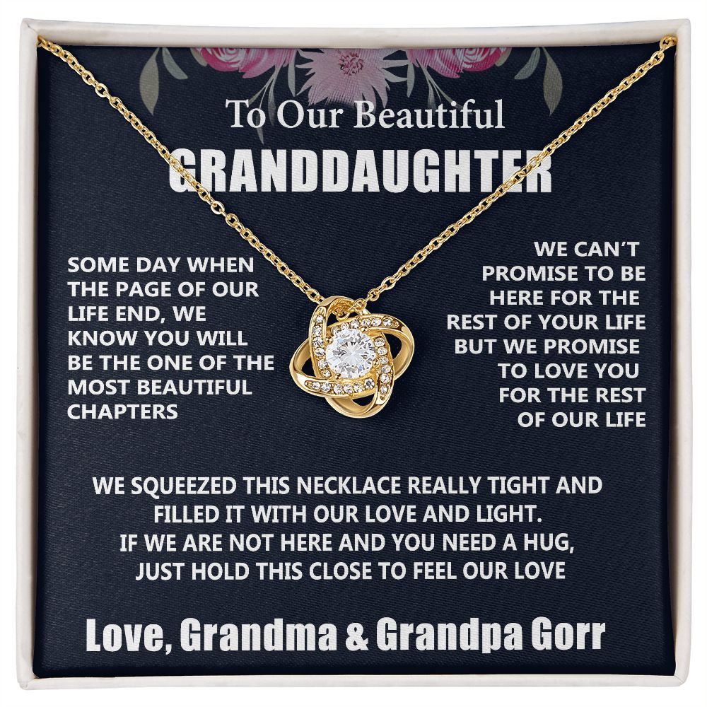 To My Granddaughter Necklace Jeanette Gorr