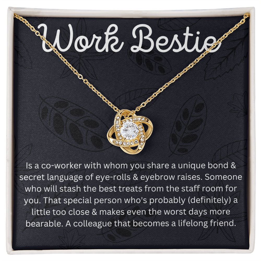 Elegant Coworker Leaving Gifts for Women - Timeless Necklace with Meaningful